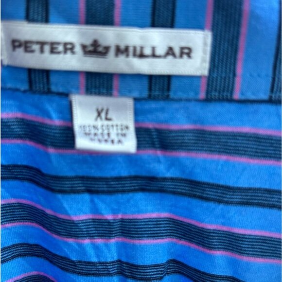 Peter Millar Mens Size Xl Soft Cotton Golf Polo - Picture 5 of 6